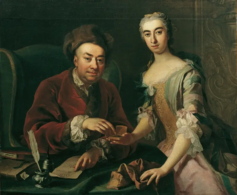 Doppelbildnis von Martin van Meytens
