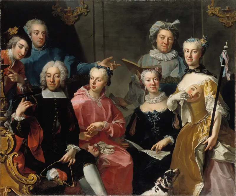 Familjegrupp av Martin van Meytens
