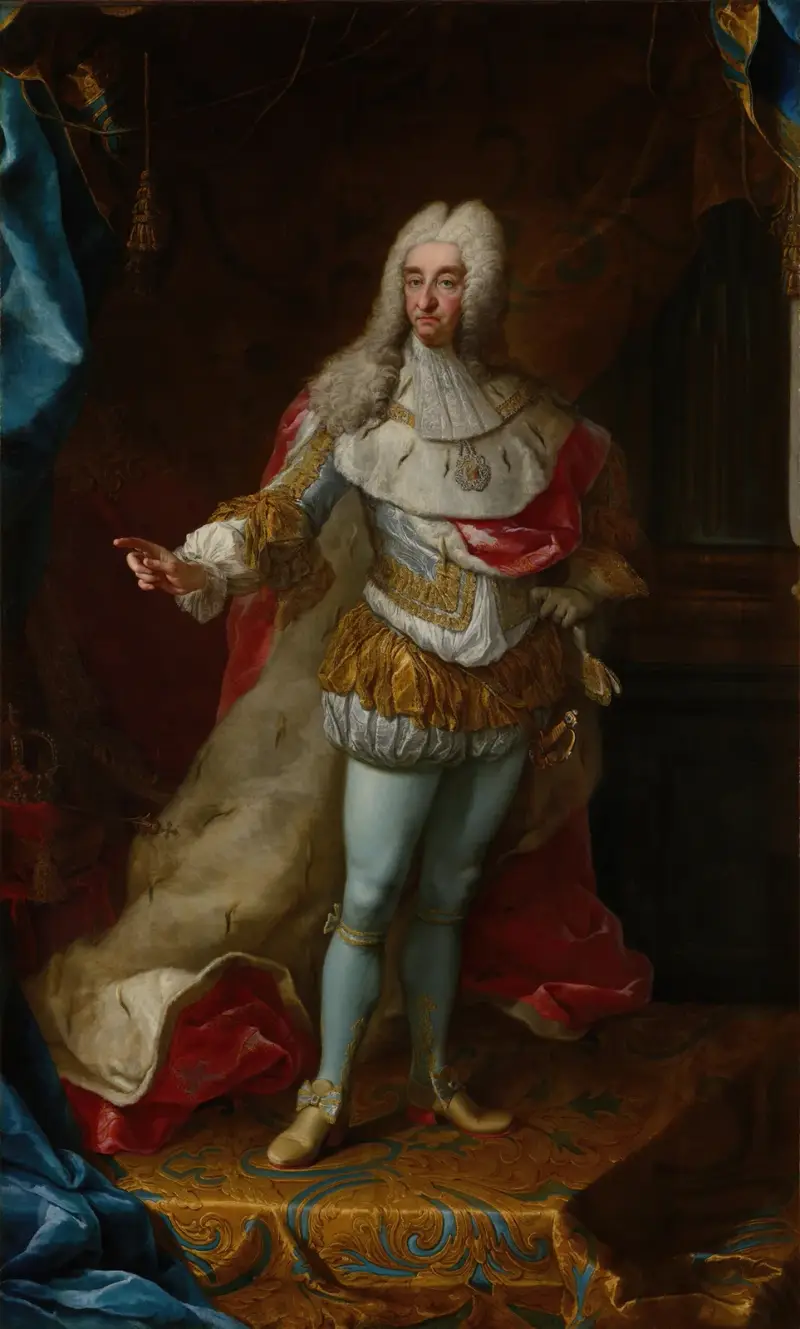 Vittorio Amedeo II in Majestät von Martin van Meytens