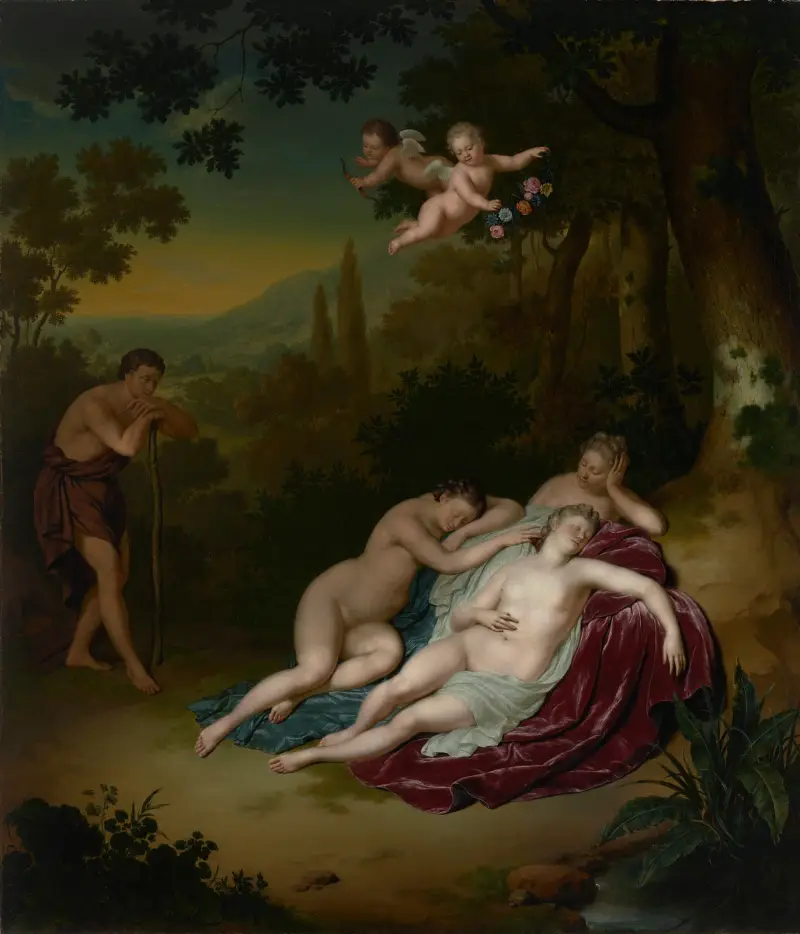 Cimon und Iphigenia, 1713 von Willem Van Mieris