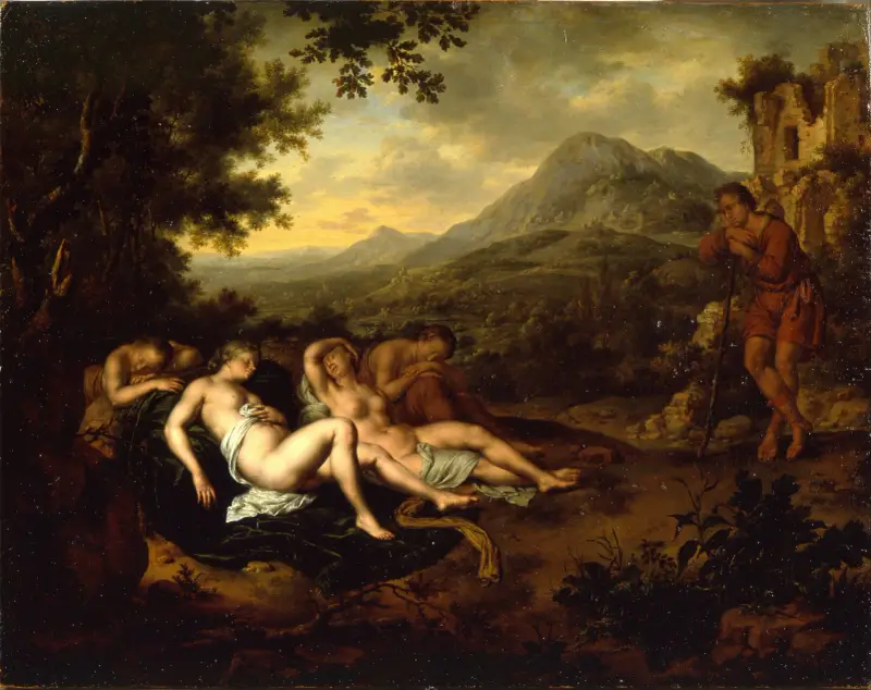 Cimon und Iphigenia, 1698 von Willem Van Mieris