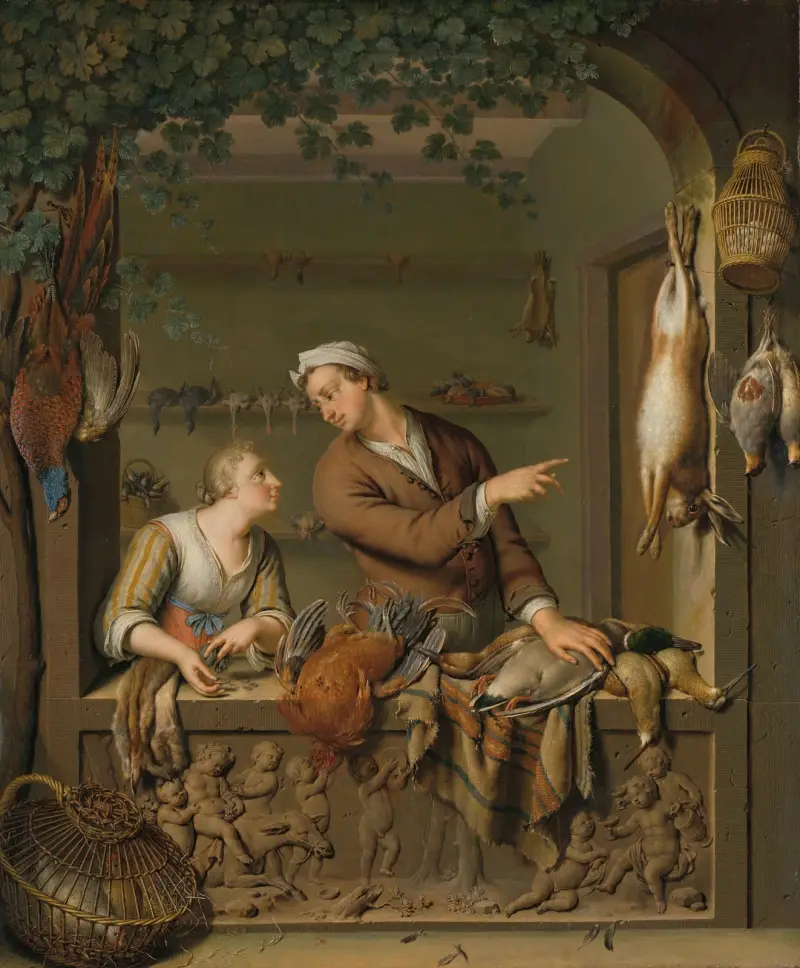 Sprzedawczyni drobiu, Willem Van Mieris