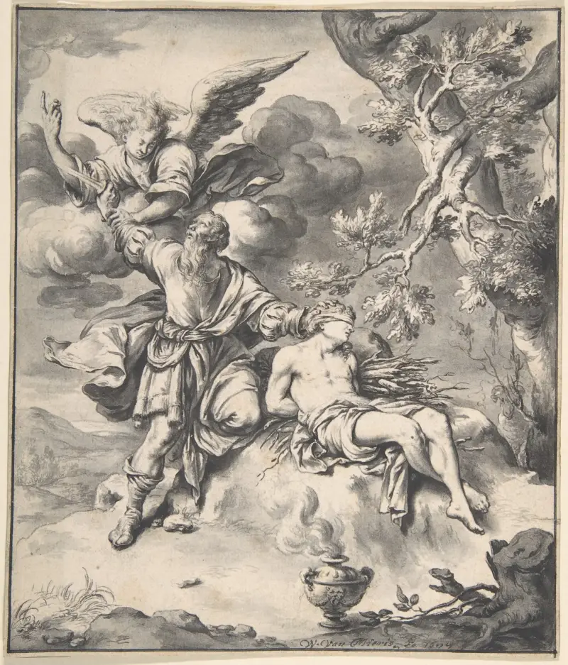 Isaks offer av Willem Van Mieris