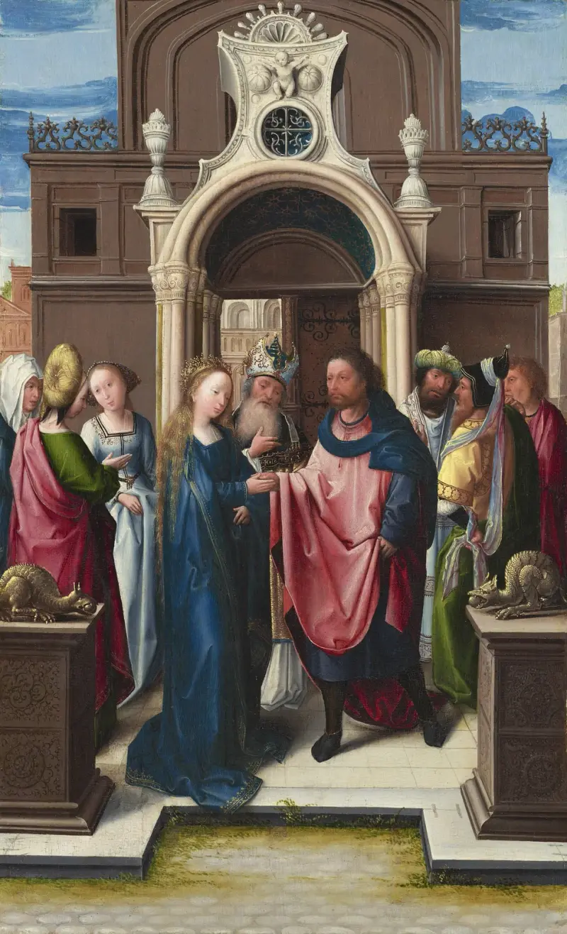 Zasnoubení Panny Marie, Bernard van Orley