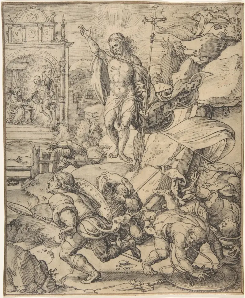 The Resurrection av Bernard van Orley