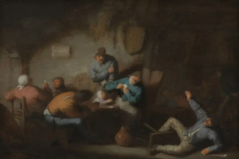 Hospodská scéna, Adriaen van Ostade