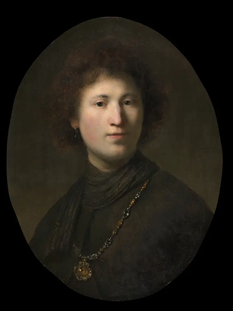 Młody mężczyzna z łańcuchem, Rembrandt van Rijn