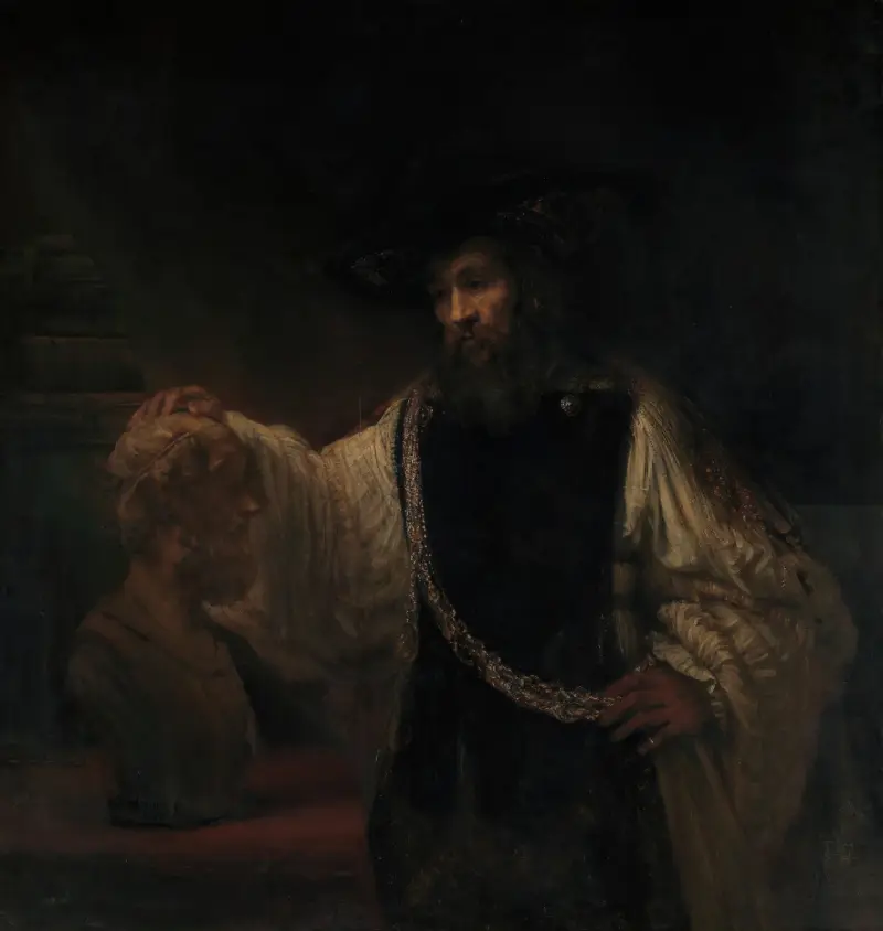 Aristoteles med Homers byst av Rembrandt van Rijn