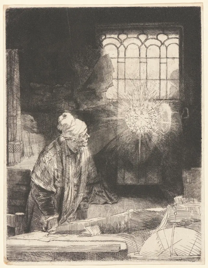 Faust av Rembrandt van Rijn
