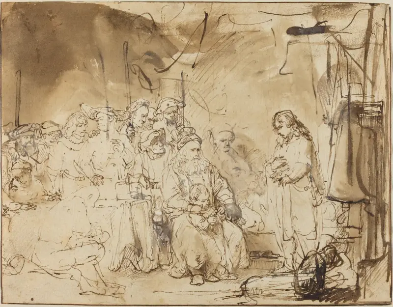 Józef opowiadający swoje sny, Rembrandt van Rijn