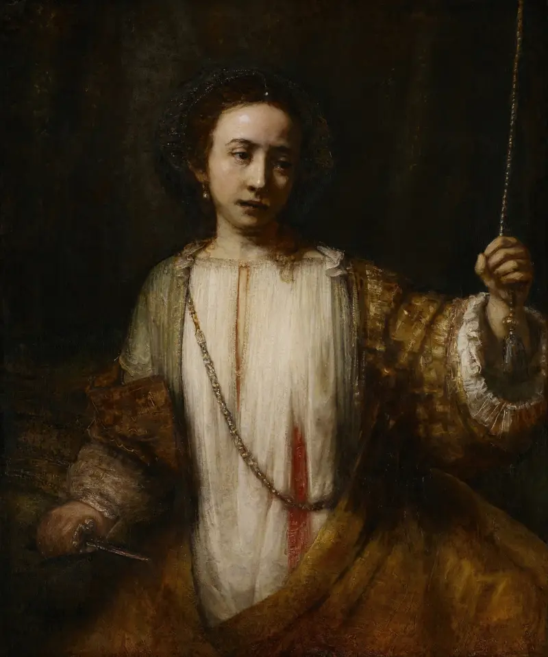 Lucretia, 1666, Rembrandt van Rijn