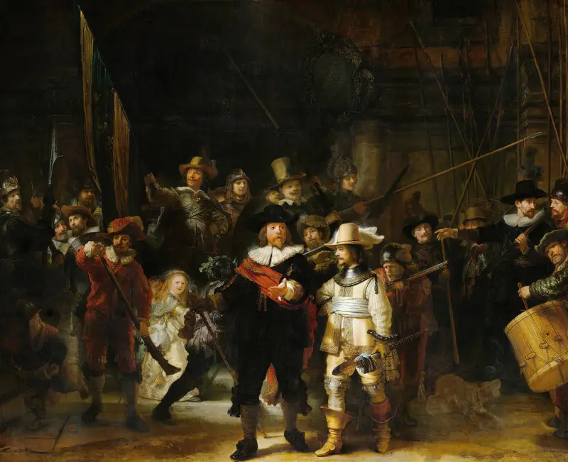 Noční hlídka, Rembrandt van Rijn