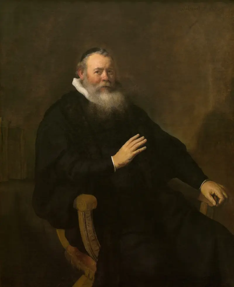 Porträt eines Geistlichen von Rembrandt van Rijn
