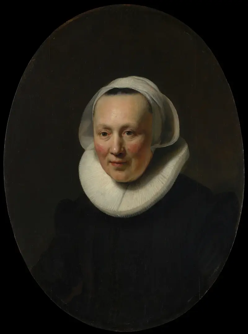 Porträtt av en kvinna, 1633 av Rembrandt van Rijn