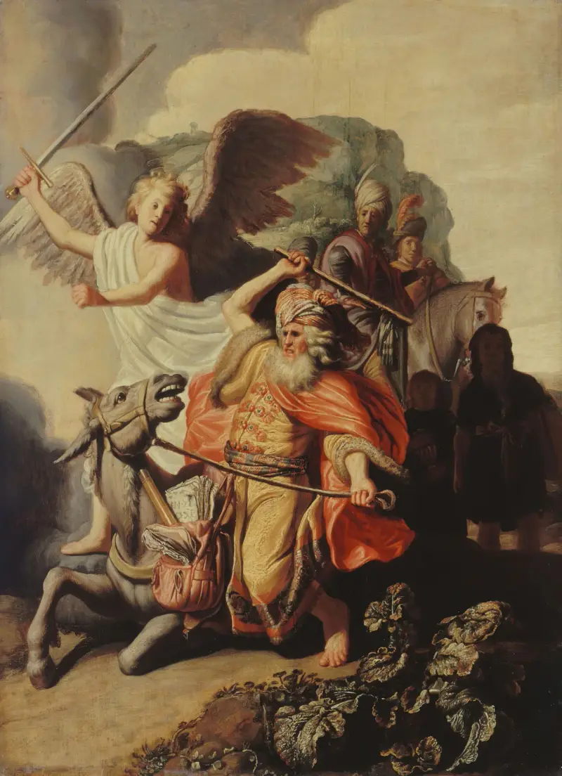 Bileams åsninna av Rembrandt van Rijn