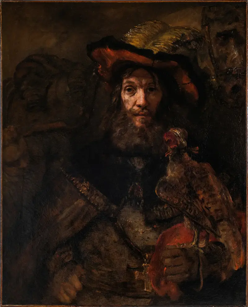 Der Ritter mit dem Falken von Rembrandt van Rijn