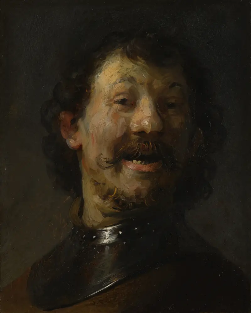 The Laughing Man av Rembrandt van Rijn