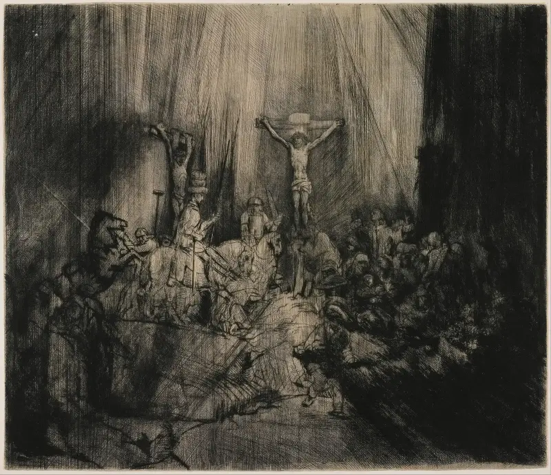 The Three Crosses, 1653 – nr 2 av Rembrandt van Rijn