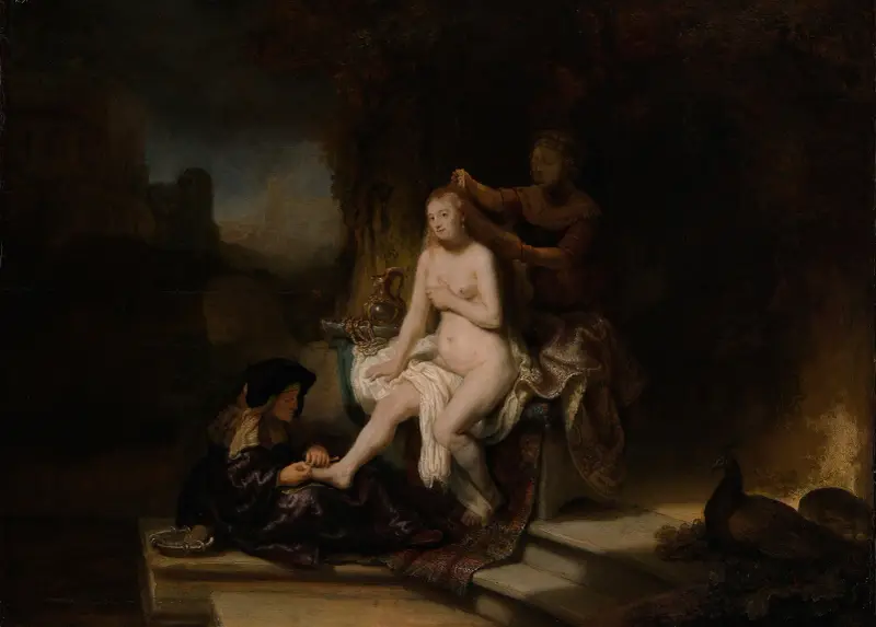 Batshebas toalett av Rembrandt van Rijn