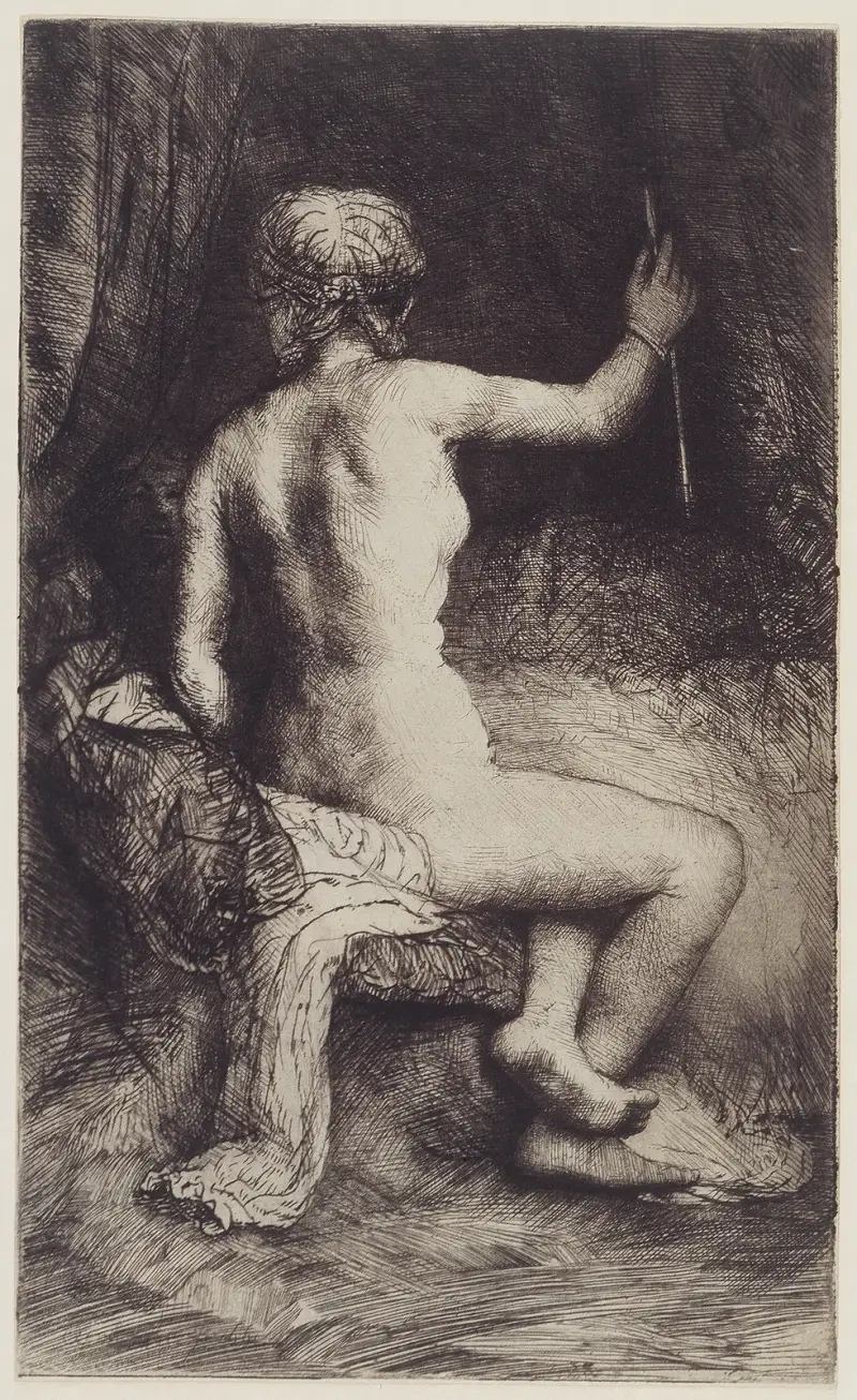 Frau mit dem Pfeil von Rembrandt van Rijn