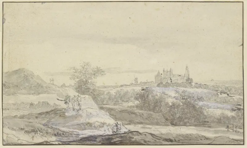 Blick auf Burg Bentheim von Jacob van Ruisdael