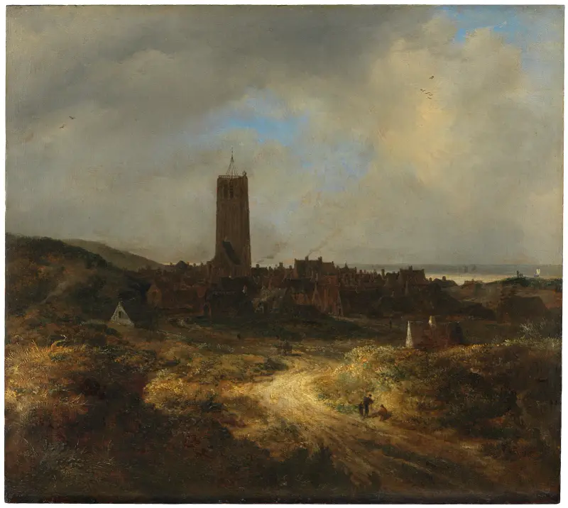 Ansicht von Egmond aan Zee von Jacob van Ruisdael