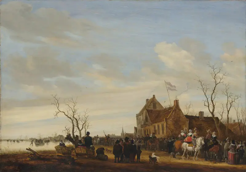 Aalfang von Salomon van Ruysdael