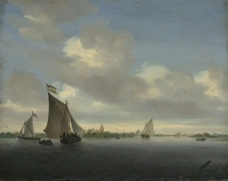 Marinemalerei von Salomon van Ruysdael