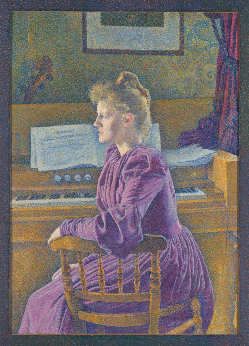 Maria Sèthe, den blivande fru Van de Velde av Theo van Rysselberghe