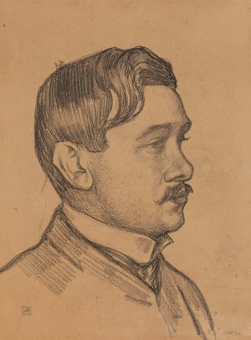 Porträtt av Maurice Maeterlinck, 1903 – nr 1 av Theo van Rysselberghe