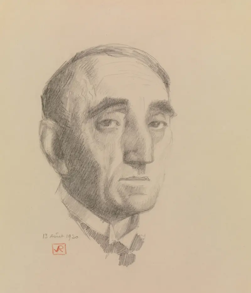 Self-Portrait av Theo van Rysselberghe