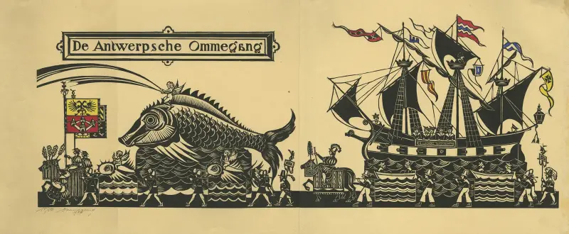 Der Antwerpener Ommegang von Henri Van Straten