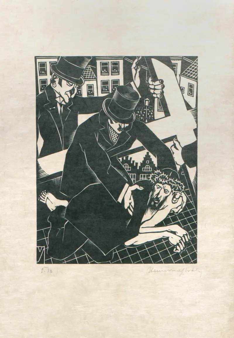 De Kruisweg Pl.5 av Henri Van Straten