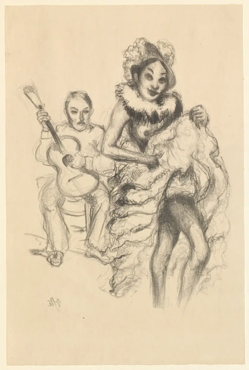 Exotische Tänzerin von Henri Van Straten