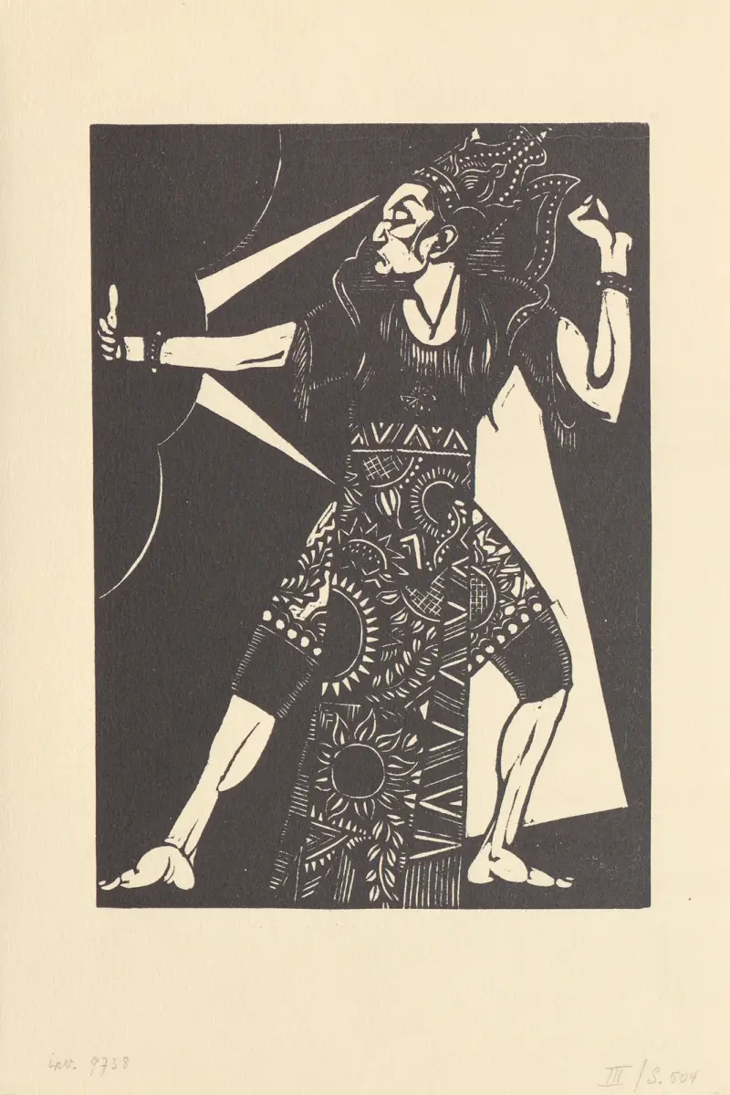 Javaanse danser av Henri Van Straten