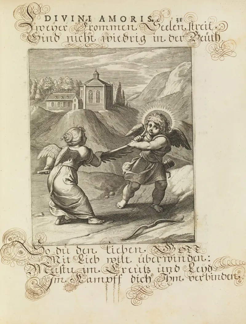 Amoris divini emblemata Pl.13 av Otto van Veen