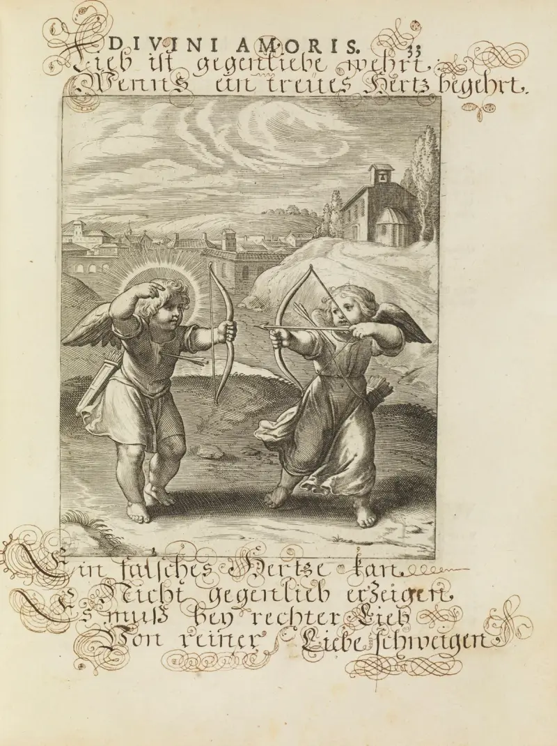 Amoris divini emblemata Pl.14 av Otto van Veen
