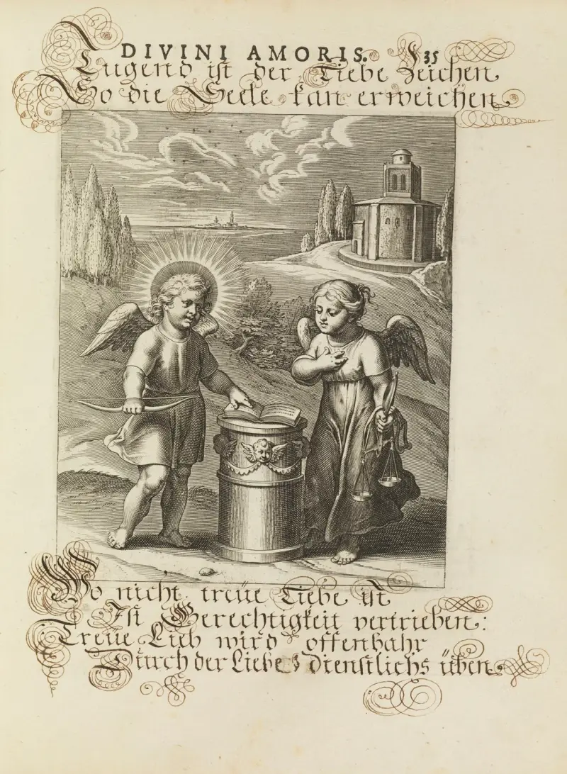 Amoris divini emblemata Pl.15 av Otto van Veen