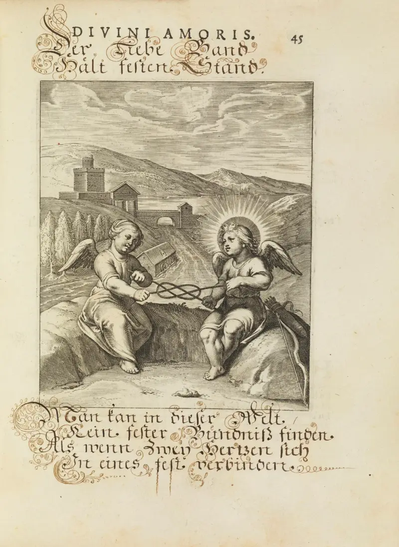 Amoris divini emblemata Pl.20 av Otto van Veen