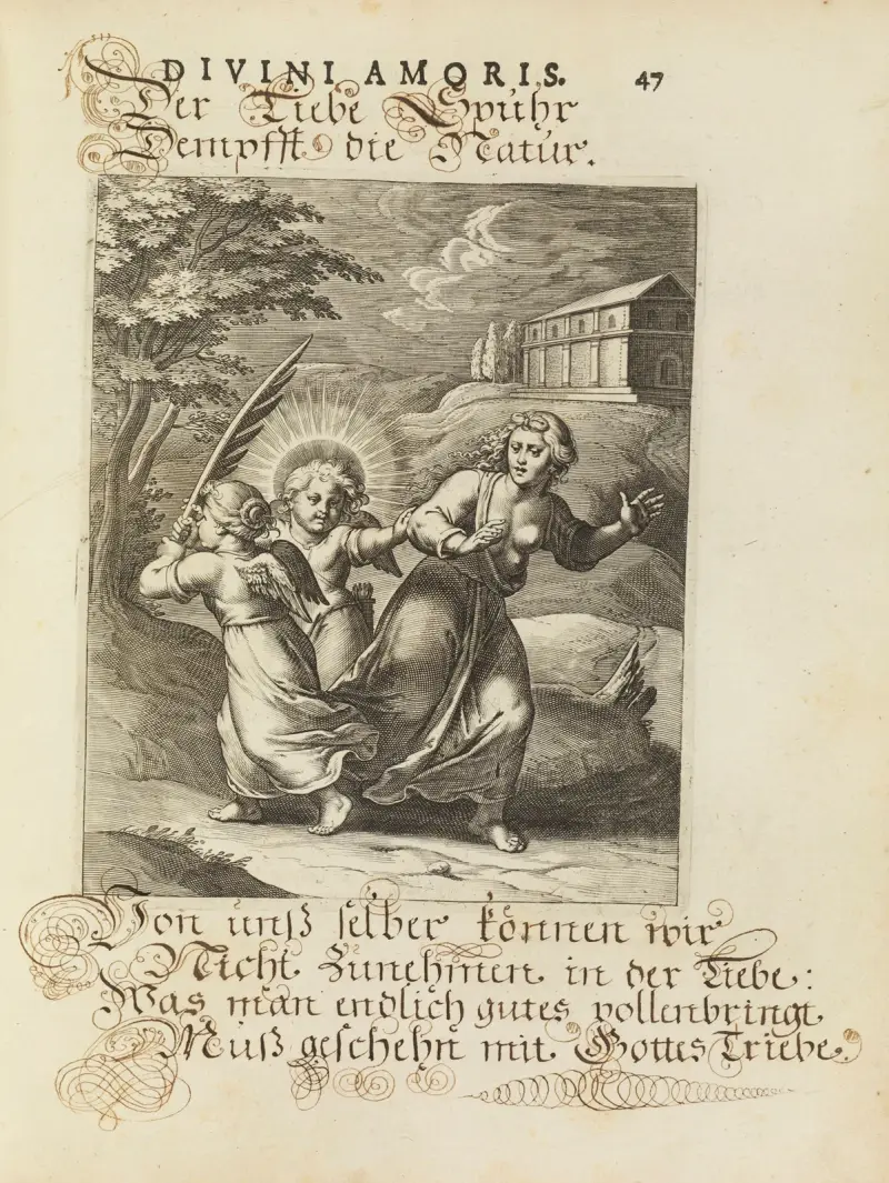 Amoris divini emblemata Pl.21 av Otto van Veen