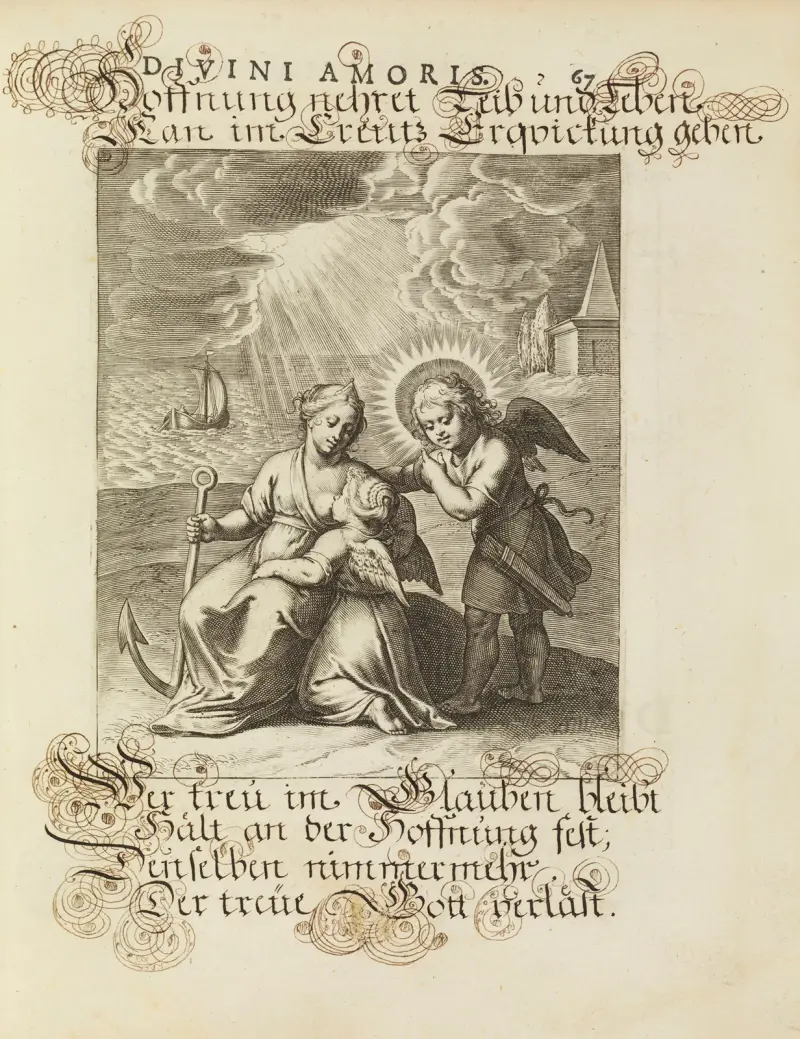 Amoris divini emblemata Pl.31 av Otto van Veen