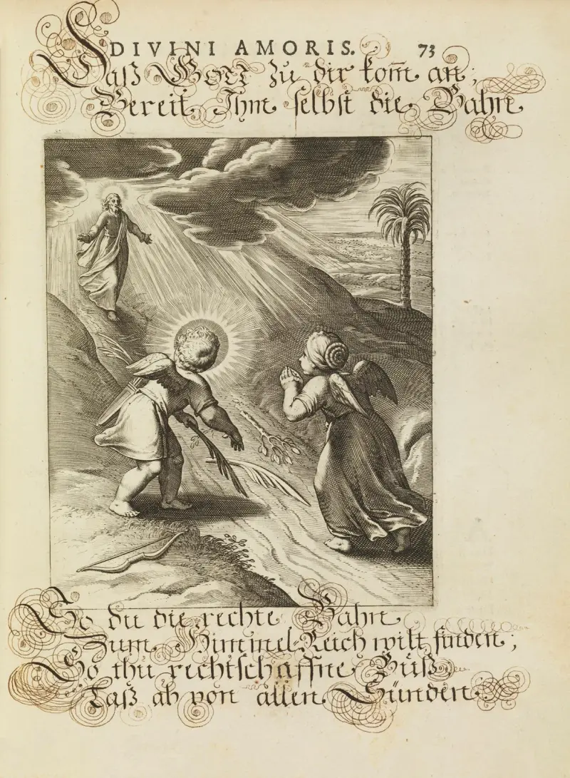 Amoris divini emblemata, tabule 34, Otto van Veen
