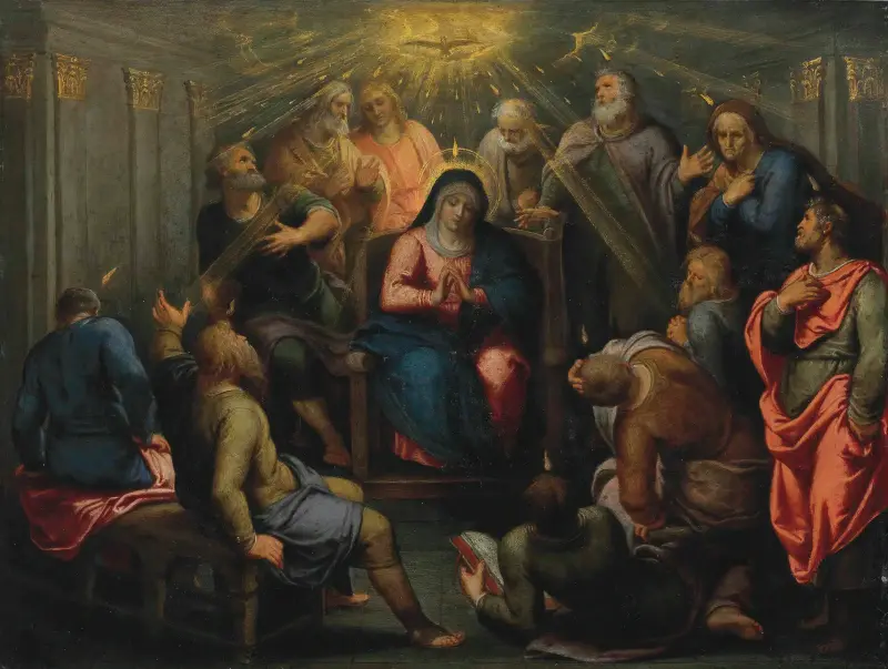 Zesłanie Ducha Świętego, Otto van Veen
