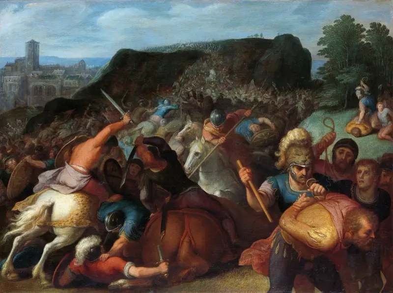 Valentinus gefangen genommen von Otto van Veen