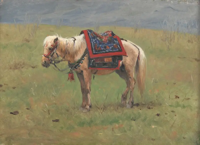 Himalaya-Ponys von Vasily Vereshchagin