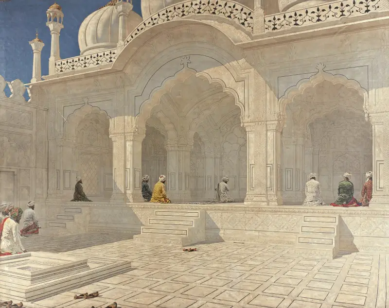 Perlmoschee in Delhi von Vasily Vereshchagin