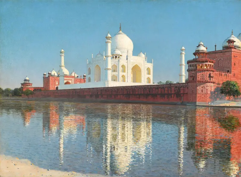 Taj Mahal-Mausoleum, Agra von Vasily Vereshchagin