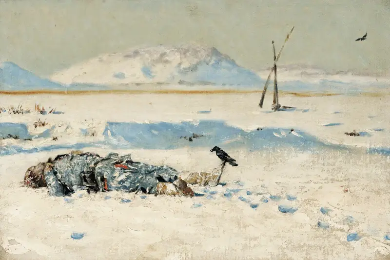 Poległy żołnierz, Vasily Vereshchagin