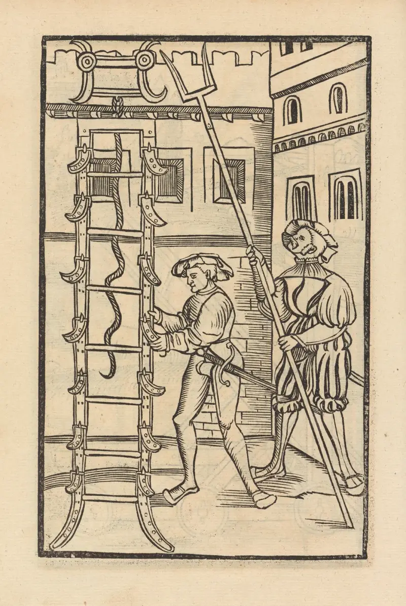 Fyra böcker om ridderskapet, plansch 20 av Flavius Vegetius Renatus