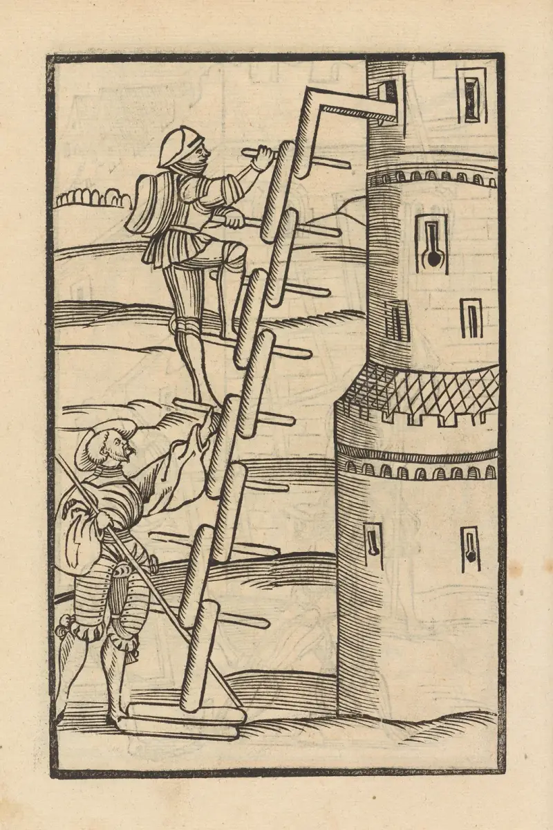 Fyra böcker om ridderskapet, plansch 22 av Flavius Vegetius Renatus